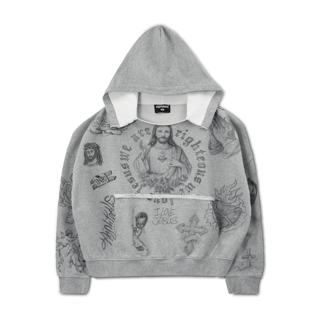 We Are Righteous “God’s Favorite” Distressed Hoodie We Are Righteous “God’s Favorite” Distressed Hoodie